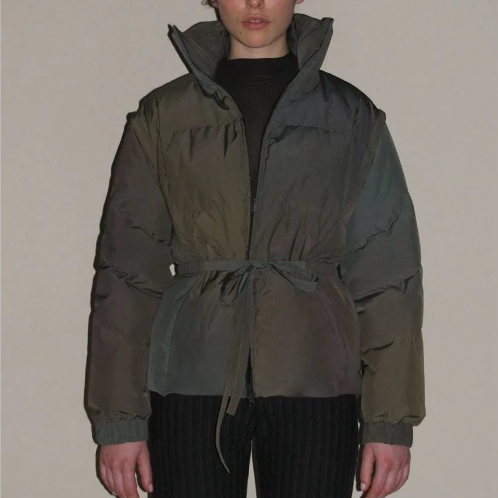 ISO PALOMA WOOL eclipse puffer green jacket